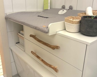 Maniglie in legno di deriva, maniglie per cassetti, maniglie in legno, impugnature in stile nautico, maniglie per mobili