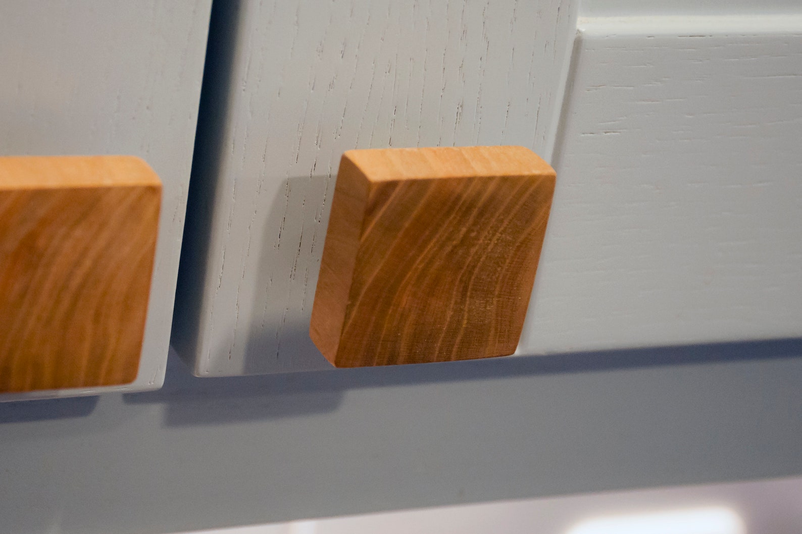 Cherry Wood Knobs Wood Drawer Knobs Cherry Etsy