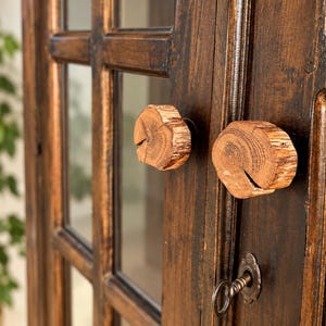 Oak cabinet knobs, wood drawer knobs, Oak cabinet handles, solid wood