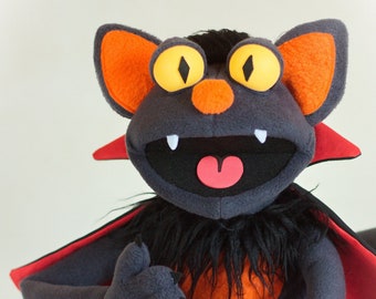 The Vampire Cat puppet Halloween Scary puppet Hand puppet Funny