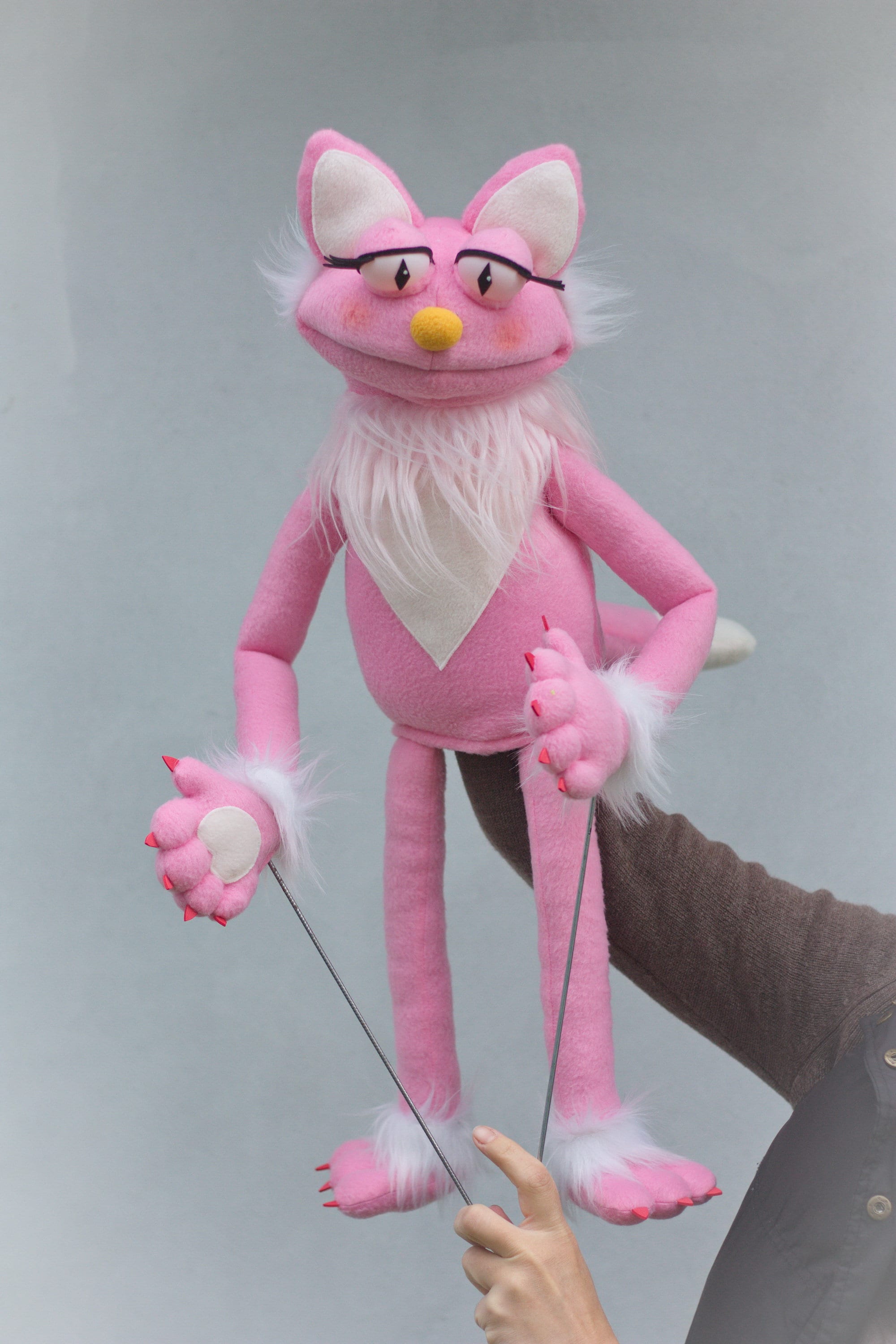 The Sunrise Cat Lady Puppet Hand Puppet Professional Marionette - Etsy