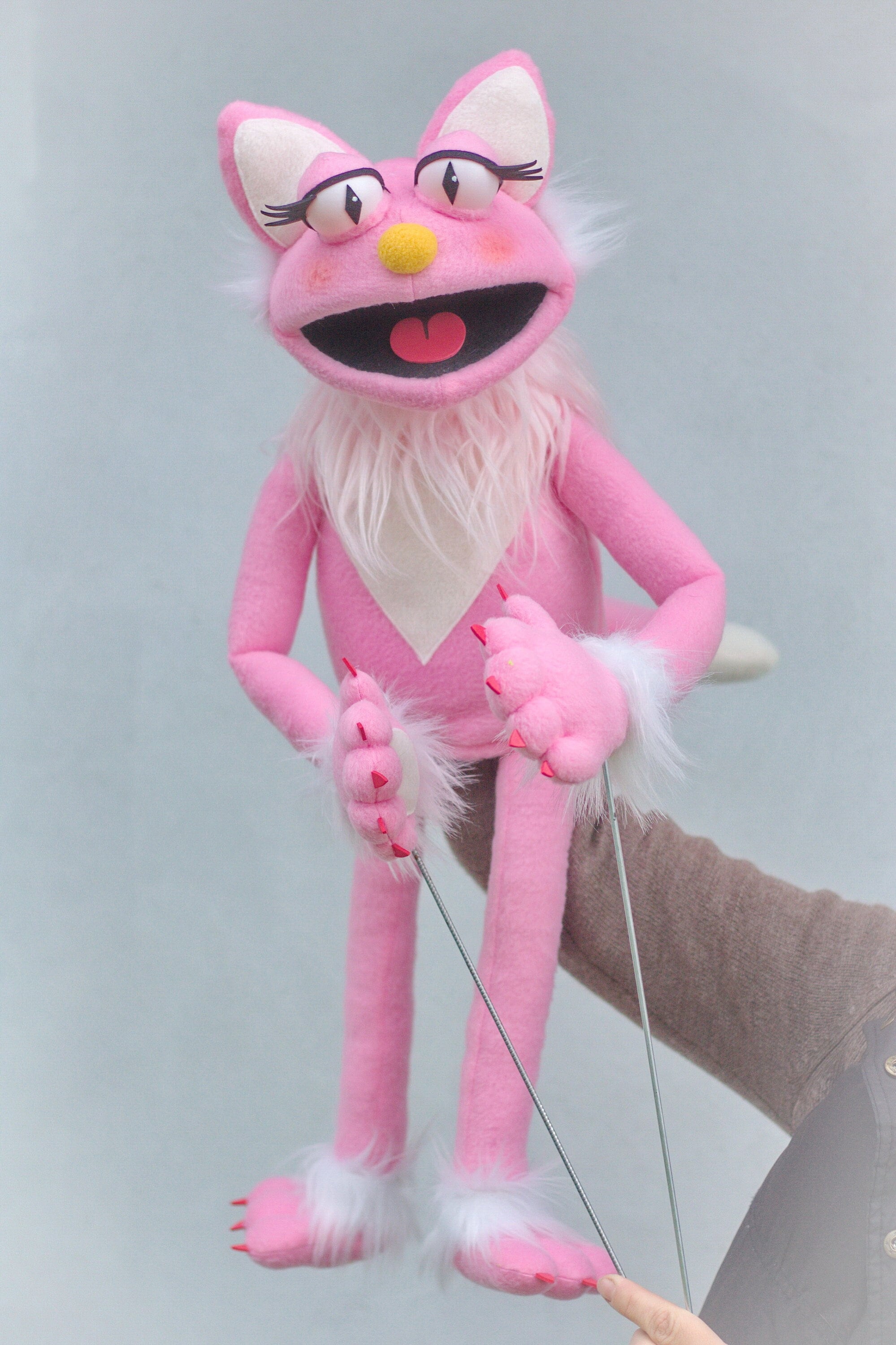 QYマステ7月新作♡Marionette PET The Sunrise Cat Lady Puppet Hand Puppet Professional Marionette - Etsy