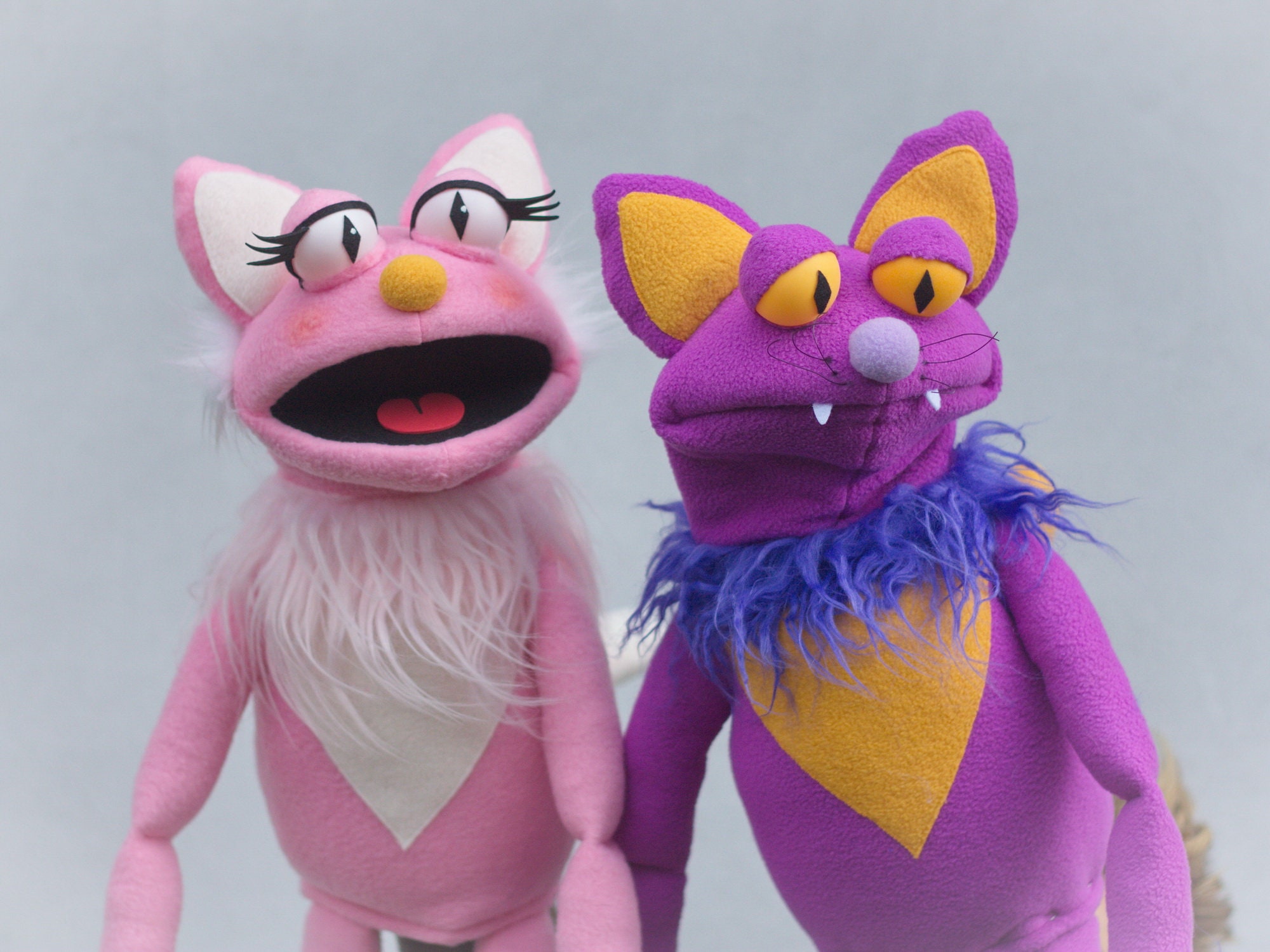 The Sunrise Cat Lady Puppet Hand Puppet Professional Marionette - Etsy