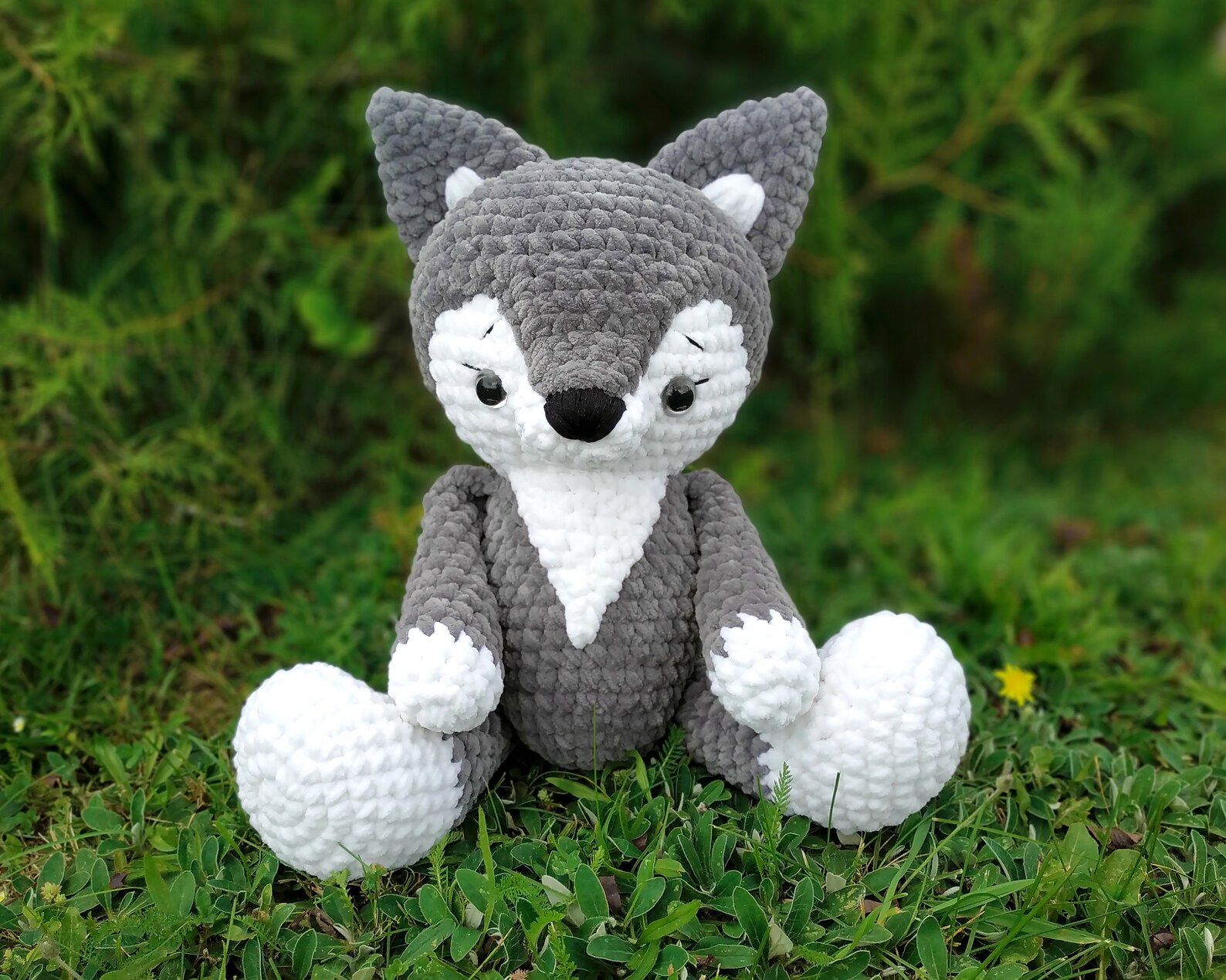 Wolf CROCHET PATTERN Giant Stuffed Large Amigurumi Animals Etsy