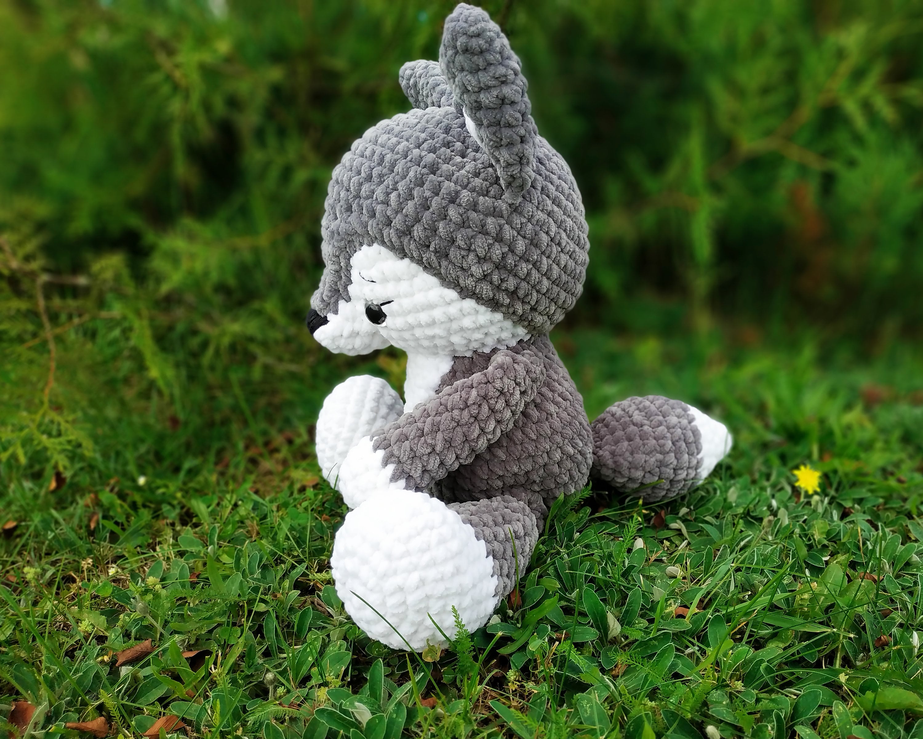 Wolf CROCHET PATTERN Giant Stuffed Large Amigurumi Animals Etsy