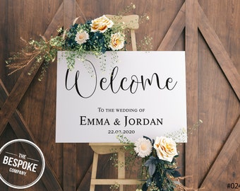 Welcome sign // Wedding sign // Wedding board // Printed or digital // Welcome to our wedding