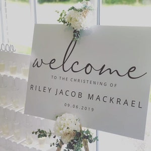 Wedding sign // Welcome Sign // Wedding Decor // Welcome to our wedding immagine 2