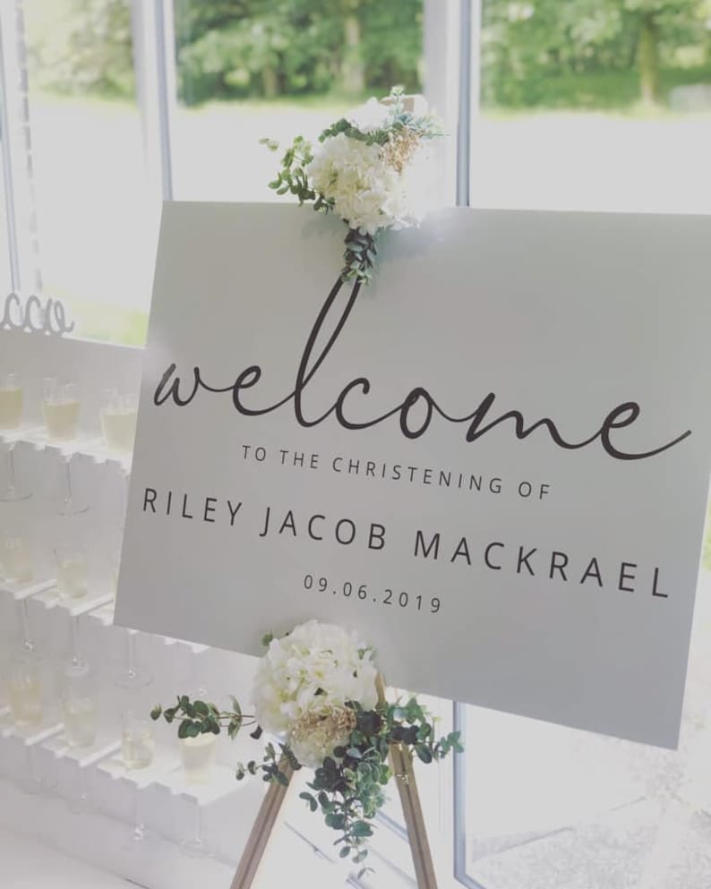 Wedding sign // Welcome Sign // Wedding Decor // Welcome to our wedding immagine 2