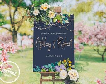 Welcome wedding sign // Printed or Digital // Welcome to our wedding