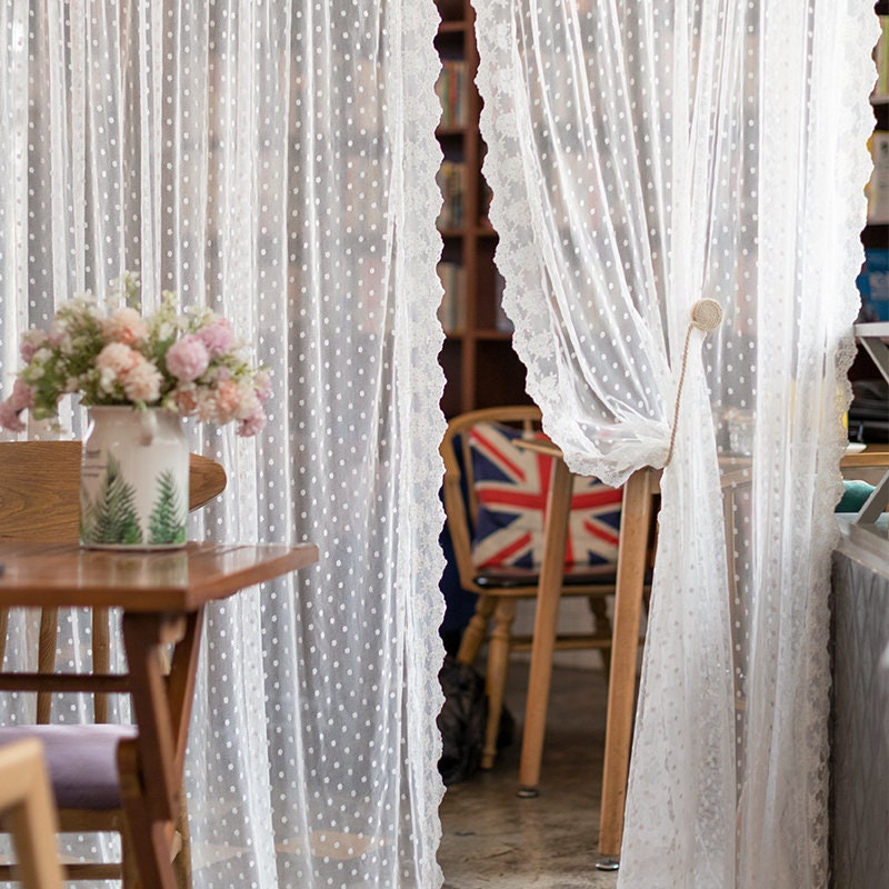 lace curtains