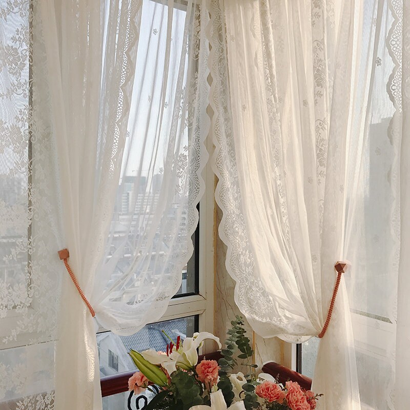 lace curtains