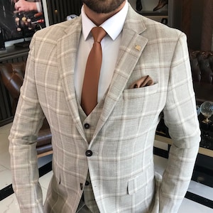 Buy Check Suit Online In India Etsy India