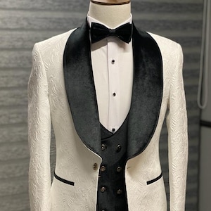 Black suit with white waistcoat online