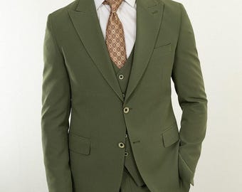 【スリーピーススーツ】オリーブグリーン　Mサイズ スリーピーススーツ】オリーブグリーン Mサイズ 楽天市場】3