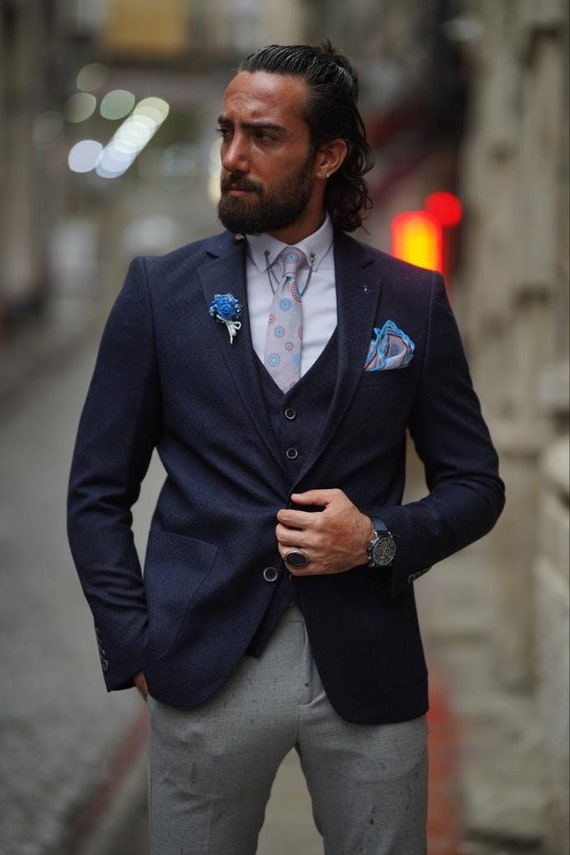 Mens navy dinner jacket new arrivals