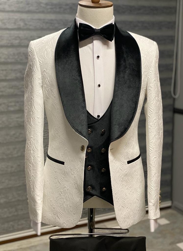 Full white shop tuxedo