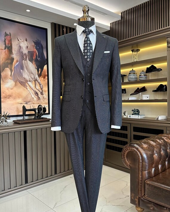 Men's Italian-Style Suits - Tuxedo Accessories