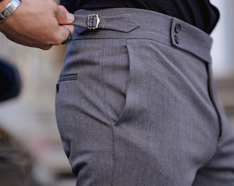 Herren Hose ~ Hose für Herren ~ Chino Hose ~ Herren Chino Hose, Slim Fit Hose, Herren Chino, Graue Hose, Grau Slim Fit Chino Hose