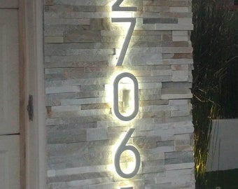 Solar house number sale light