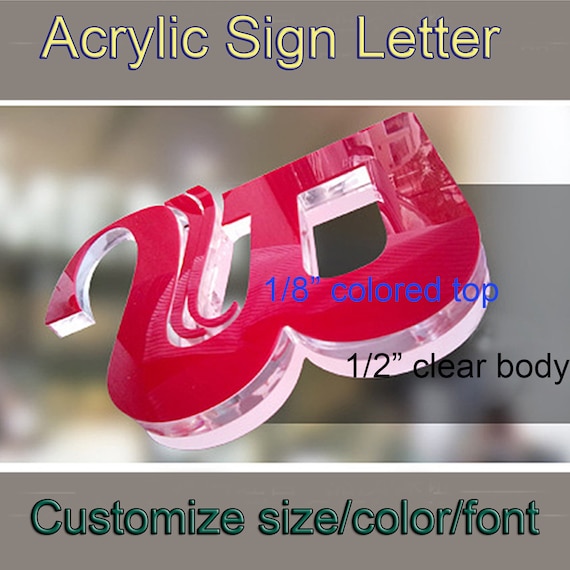 Custom Acrylic Letters 3D Logo for Office Background Wall - Etsy
