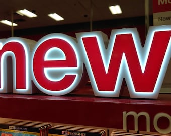 Custom LED Channel Letters, 3D Logo Storefront Sign, Illuminated Business Sign