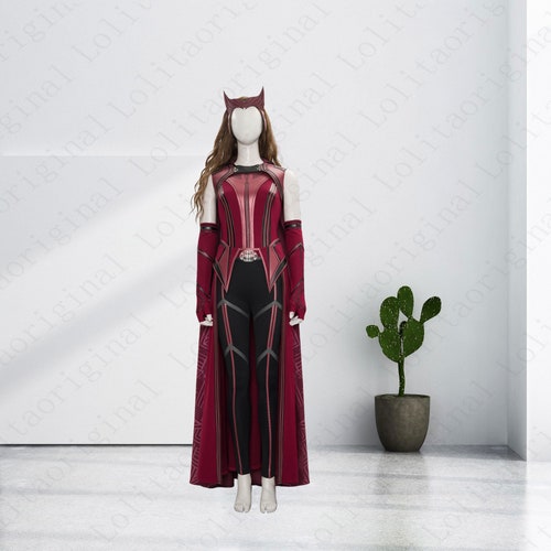 Scarlet Witch Wanda Costume Wanda Vision Cosplay Etsy