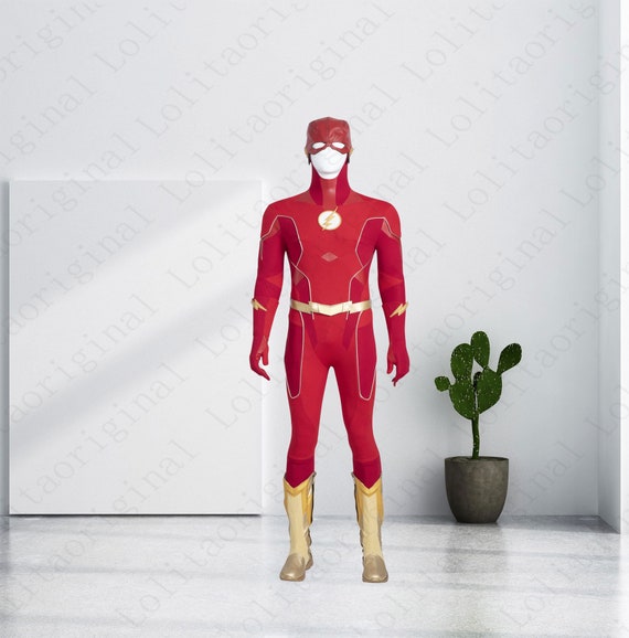 micro Chinese kool solo The Flash Barry Allen Cosplay Kostuum Halloween Kostuum Sets - Etsy België