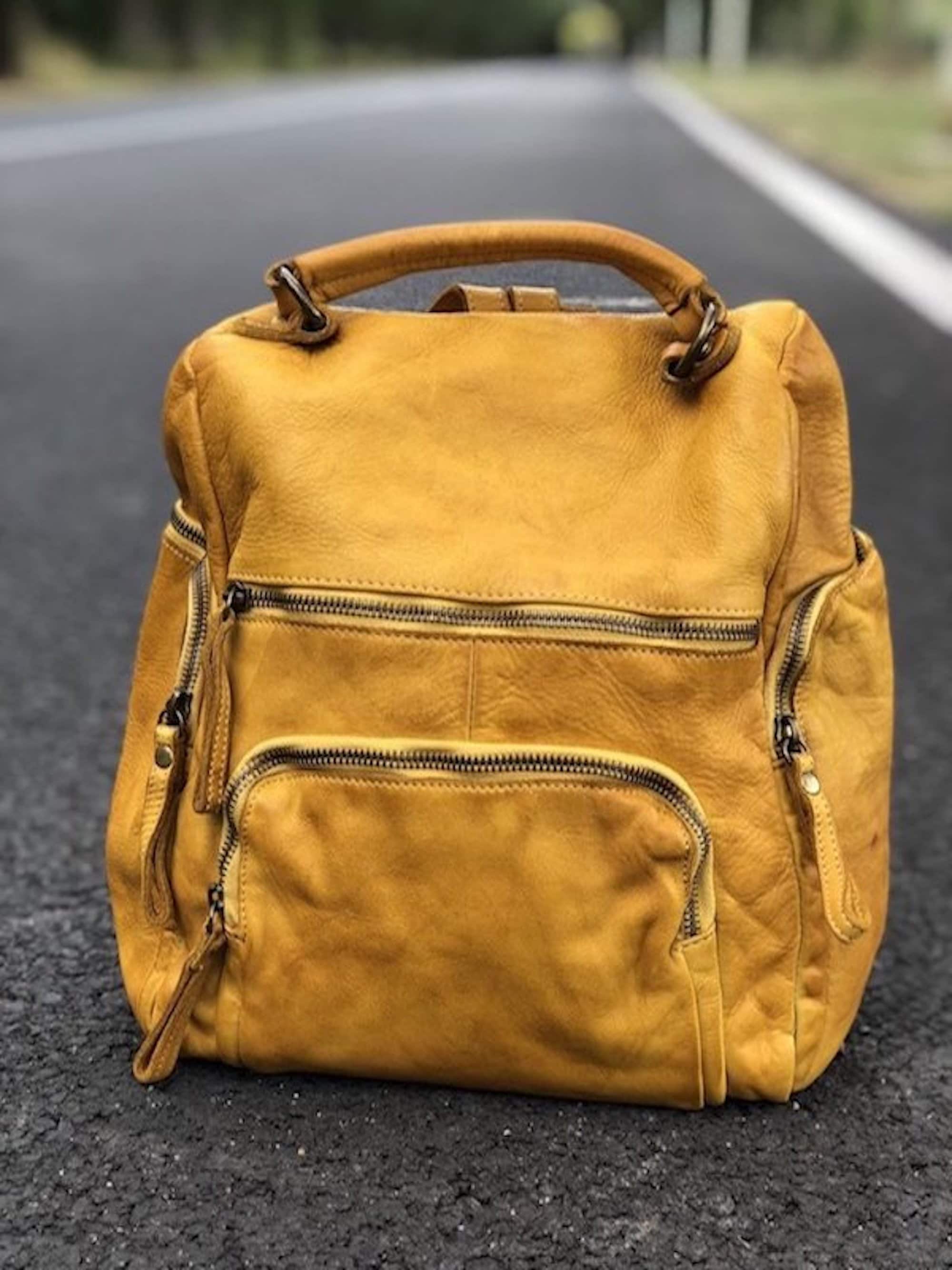 DDMilano Genuine Leather Italian Backpack for men and women Etsy