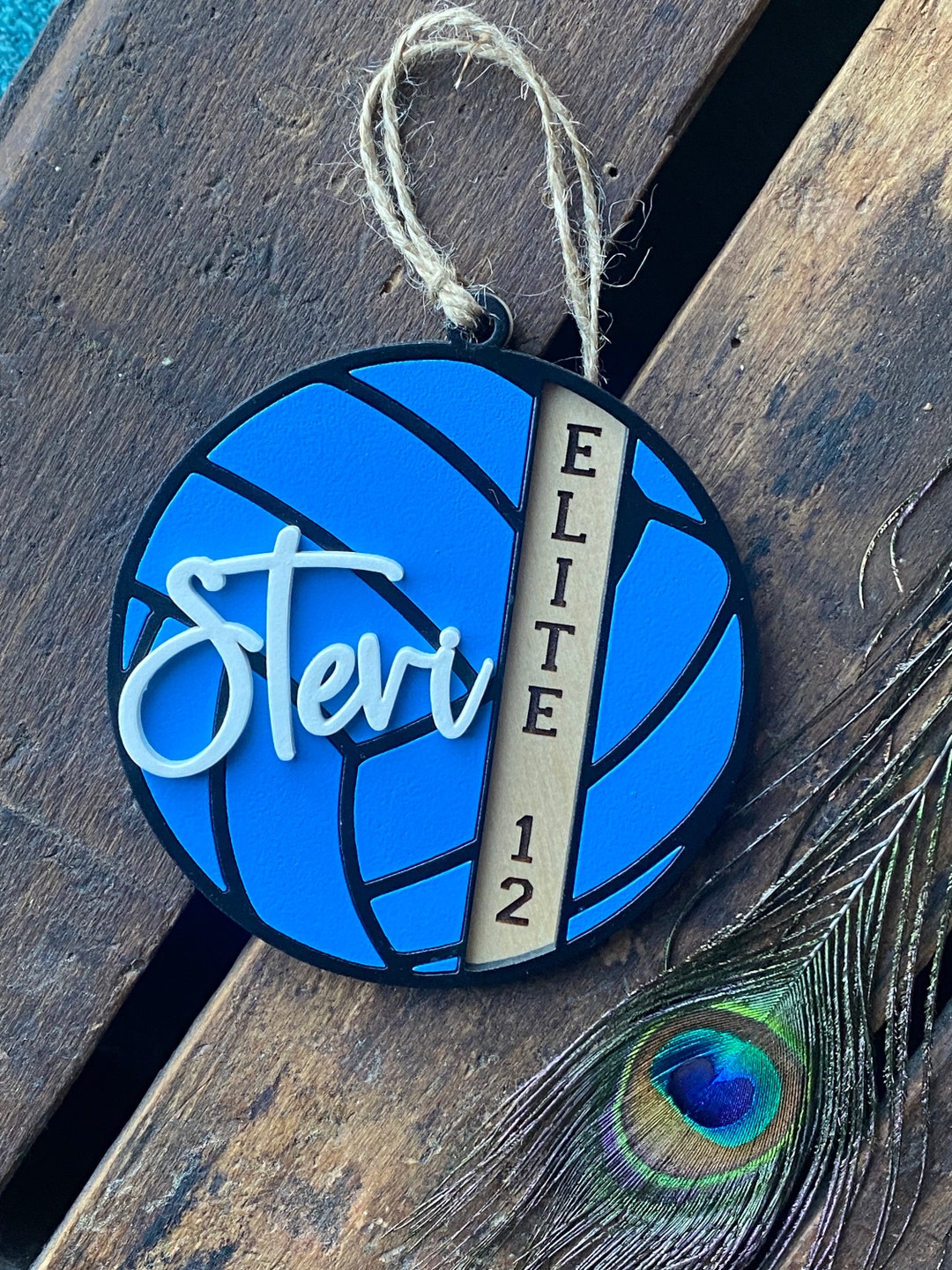 Volleyball Ornament, Volleyball Christmas Ornament Girl, Volleyball Gifts for Teenage Girl