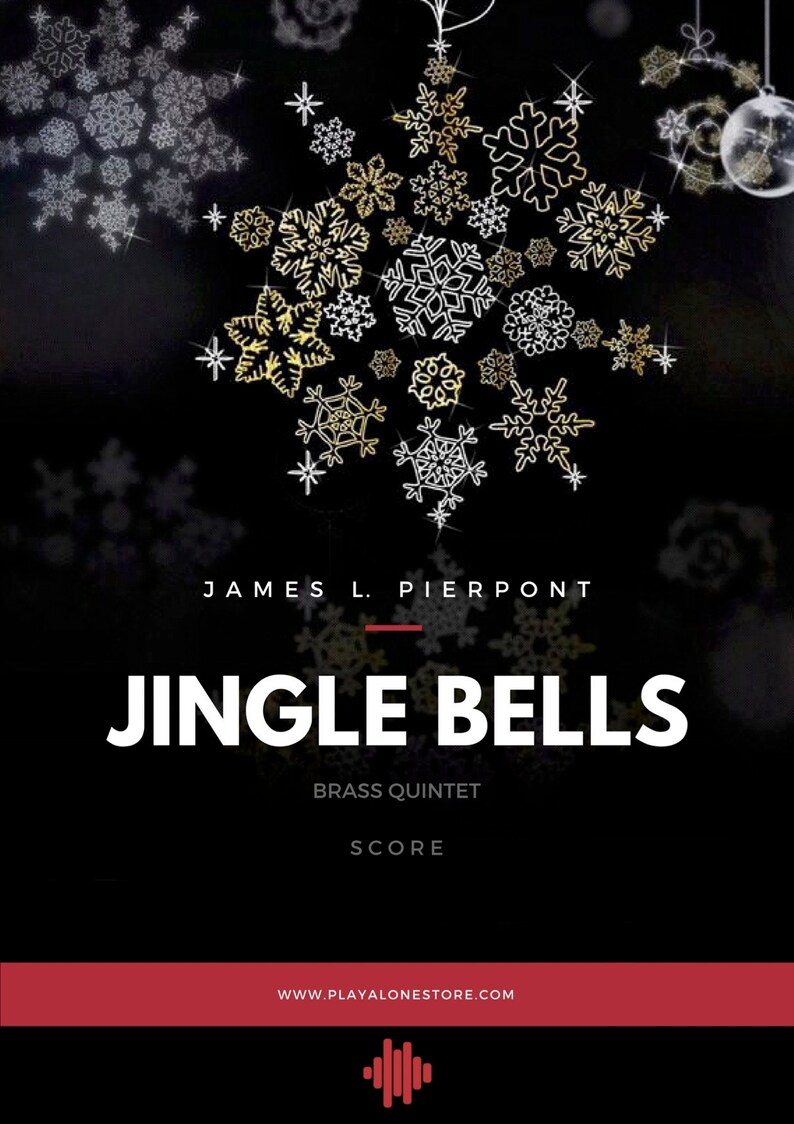 Jingle Bells for Brass Quintet James Pierpont Etsy