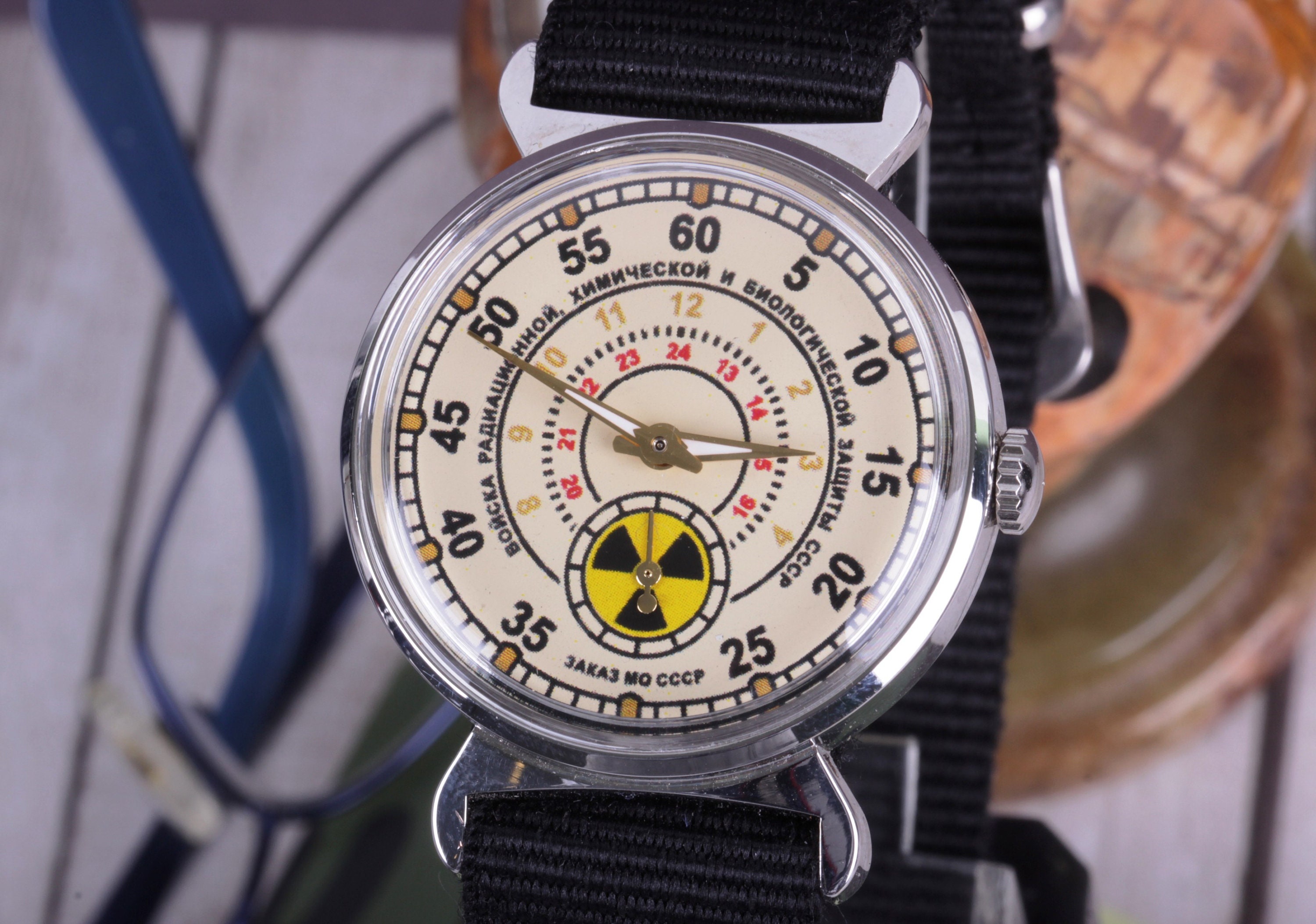 Pobeda ZIM watch Radiation troops Vintage Military Watch Etsy