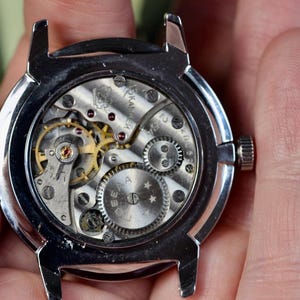 Mechanical Watch Pobeda Pilot /lumi dial/ Military Mens Watch, Numbers and arrows that glow in the dark. image 16