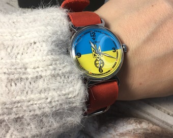 Personalisierte Geschenk für sie Pobeda Womans Rare Uhr, Herrenuhr, Militäruhr, Uhren der neuen Ukrainischen Marke