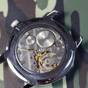 Mechanical Watch Pobeda Pilot /lumi dial/ Military Mens Watch, Numbers and arrows that glow in the dark. image 15