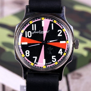 Vintage Watch Albatross Personalized gift  , Military watch about Radar , USSR watch,  Mens Raketa watch,