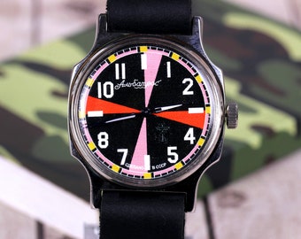 Montre-bracelet soviétique Albatross, montre vintage, montre militaire, montre de l'URSS, montre Raketa pour homme, montre de l'Ukraine