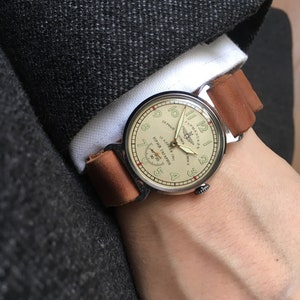 Sturmanskie Vintage Watch Gagarin Pobeda, Mechanical watch, Rare watch, Men's watch, Military USSR watch, Watches by cosmonauts image 9