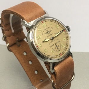 Montre vintage Sturmanskie Gagarin Pobeda, montre mécanique, montre rare, montre pour homme, montre militaire de l'URSS, montres de cosmonautes image 8