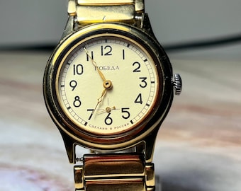 USSR Watch: Vintage Mechanical Pobeda Military Watch