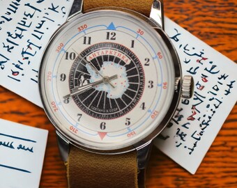 Sowjetische Herrenuhr Pobeda Antarktis Ukraine Uhr Mechanische Uhr Militär Herrenuhr, Vintage Uhr Geschenk für Papa