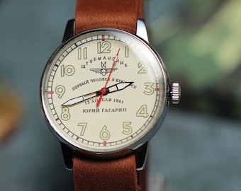 New Sturmanskie Gagarin wristwatch, Men's watch, Military USSR watch
