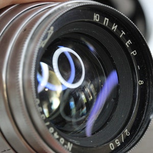 Jupiter-8 2/50, M39 Vintage-Objektiv, Messucher + Adapter nach Wahl: Micro 4/3, Sony Nex, Fujifilm FX, Leica L(M)