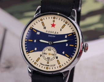 Vintage Ocean Military Watch: USSR Pobeda ZIM 2602, Mechanical