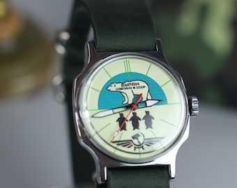 Wristwatches Buran, Style USSR watch Polar Bear Wristwatch