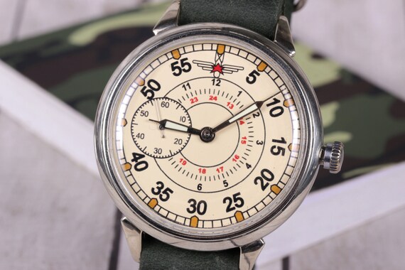 Wrist watch Molnija Aviator Shturmanskie, Russian