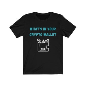 Camiseta de manga curta Crypto Wallet