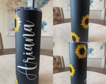 Download Sunflower Tumbler Etsy
