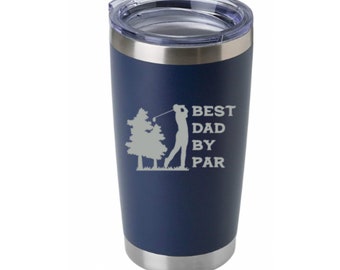 Best Dad By Par Becher, Golfbecher