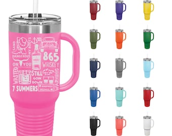 M Wallen 40 Unzen Becher mit Griff, Wallen Zitate Becher