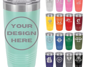 Custom 20 oz Tumbler, Custom Engraved 20 oz Tumbler